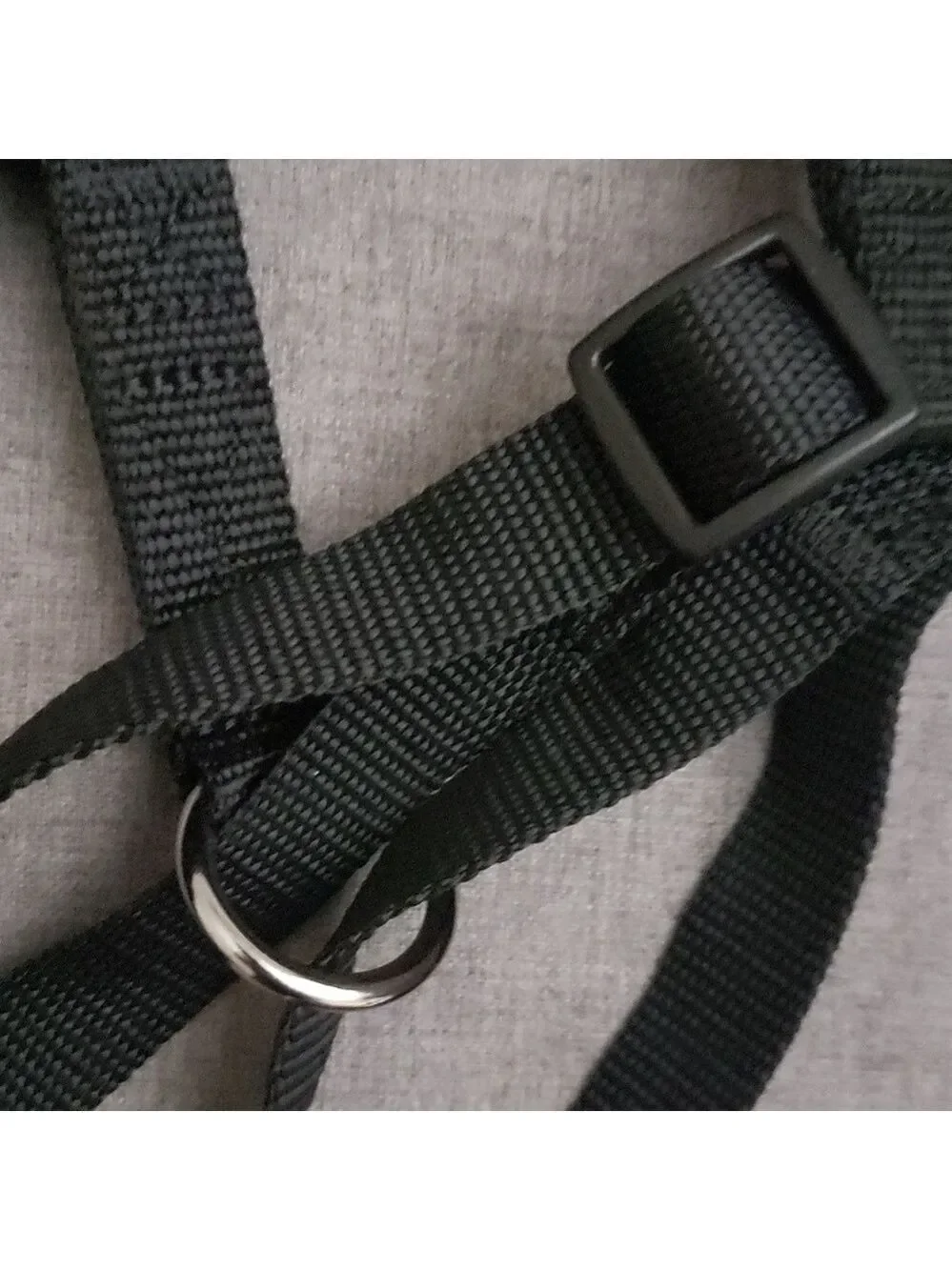 Meijer adjustable‎ step-in harness black dog pet chest 3/4